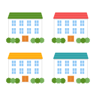 Apartmant 4 Colors Free PNG and Vector