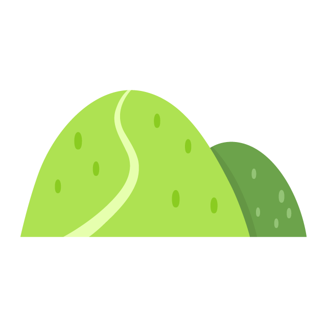Rounded Mountain Free PNG and Vector - PICaboo! | Free Vector Images