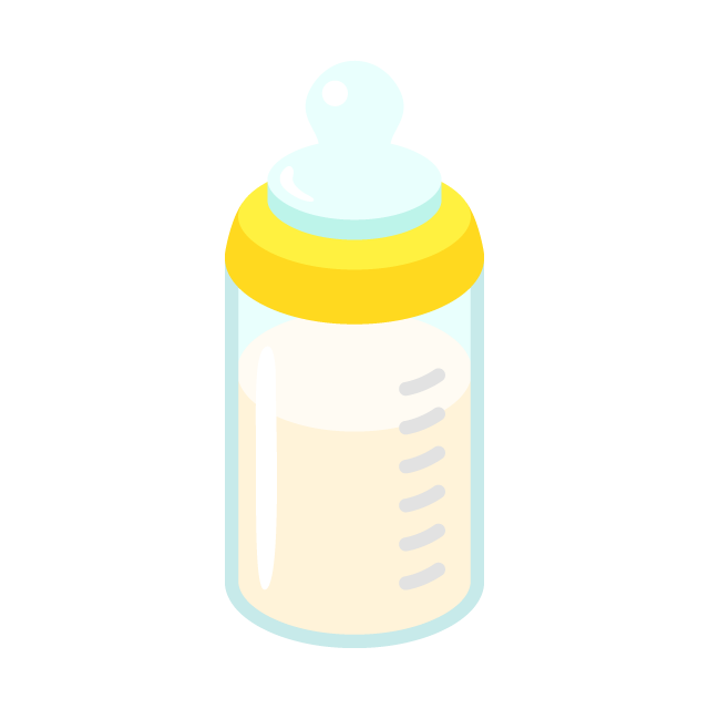 哺乳瓶に入ったミルクの無料ベクターイラスト素材 Picaboo ピカブー 無料ベクターイラスト素材