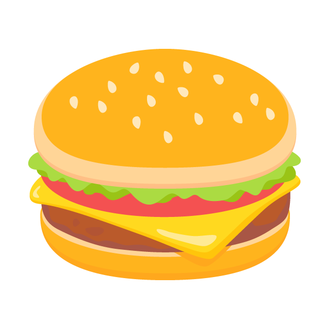 ハンバーガーの無料ベクターイラスト素材 Picaboo ピカブー 無料ベクターイラスト素材