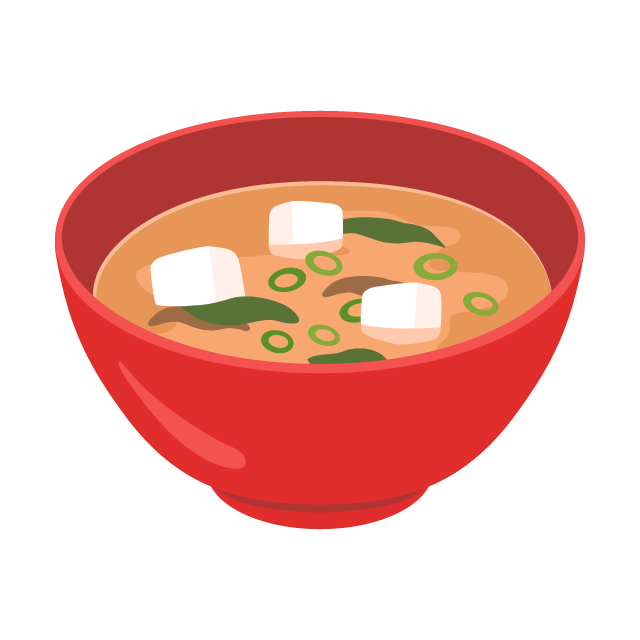 豆腐とワカメのお味噌汁の無料ベクターイラスト素材 Picaboo ピカブー 無料ベクターイラスト素材