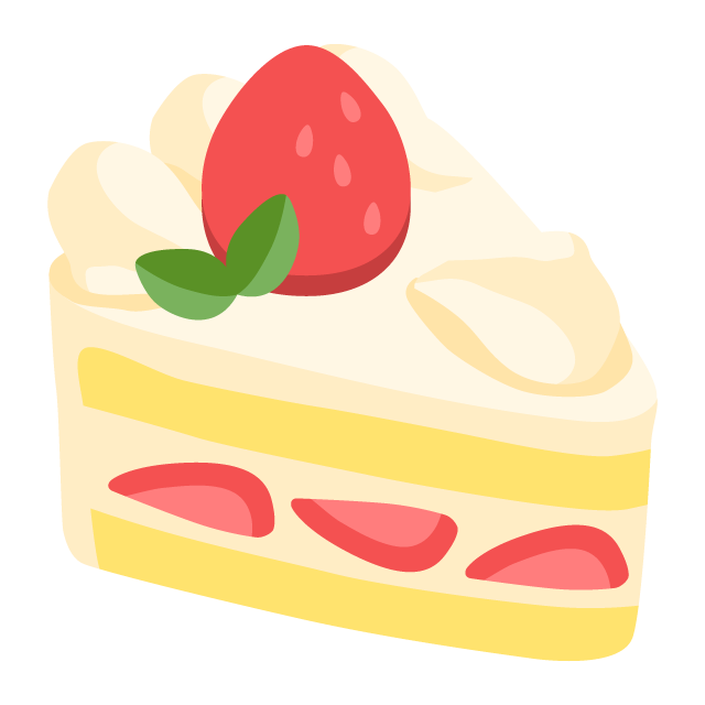 いちごの生クリームケーキの無料ベクターイラスト素材 Picaboo ピカブー 無料ベクターイラスト素材