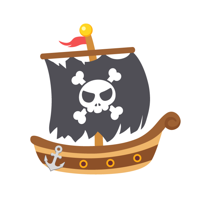 海賊船 イラスト