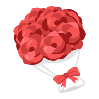 Bouquet of Roses Free PNG and Vector
