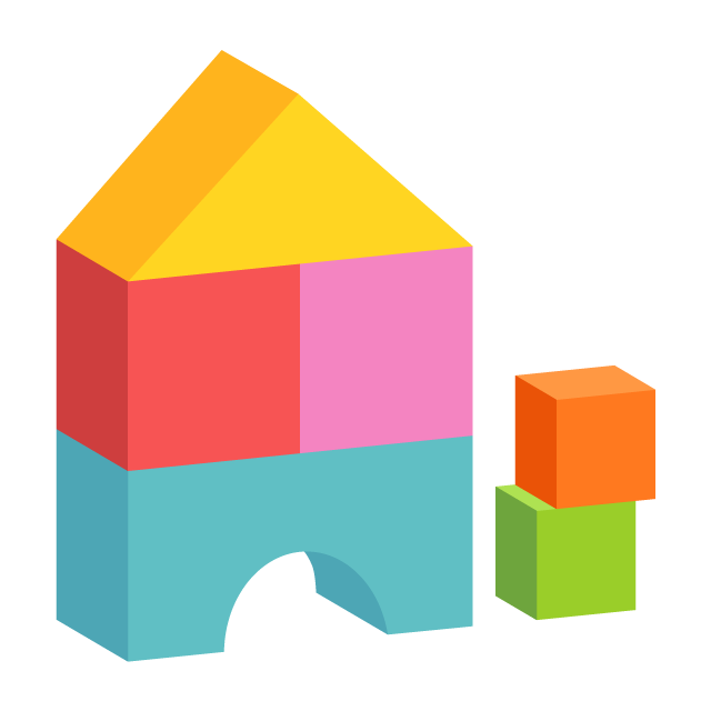 Colored Building Blocks Free PNG and Vector - PICaboo! | Free Vector Images