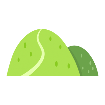 Rounded Mountain Free PNG and Vector